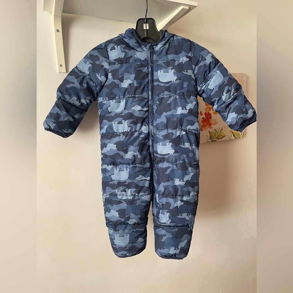 Baby Gap Down-Filled Puffer Snowsuit Bunting with Hood